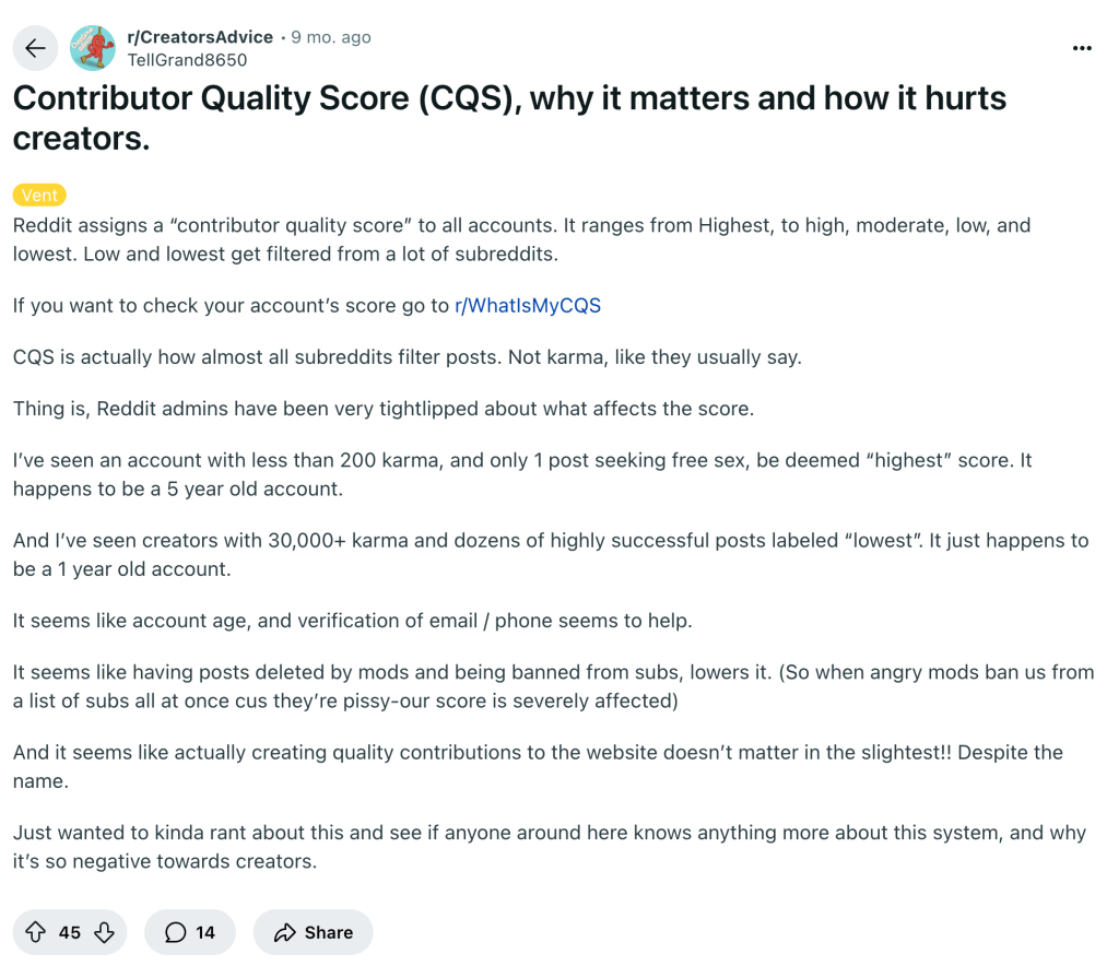 cqs matters cqs matters