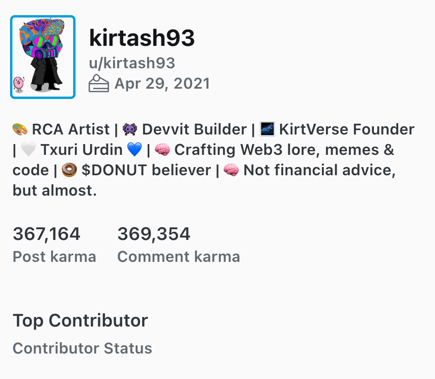 reddit user with high karma reddit user with high karma