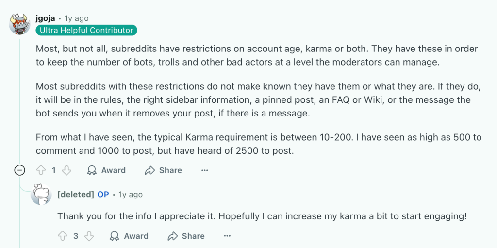 subreddit requirements subreddit requirements